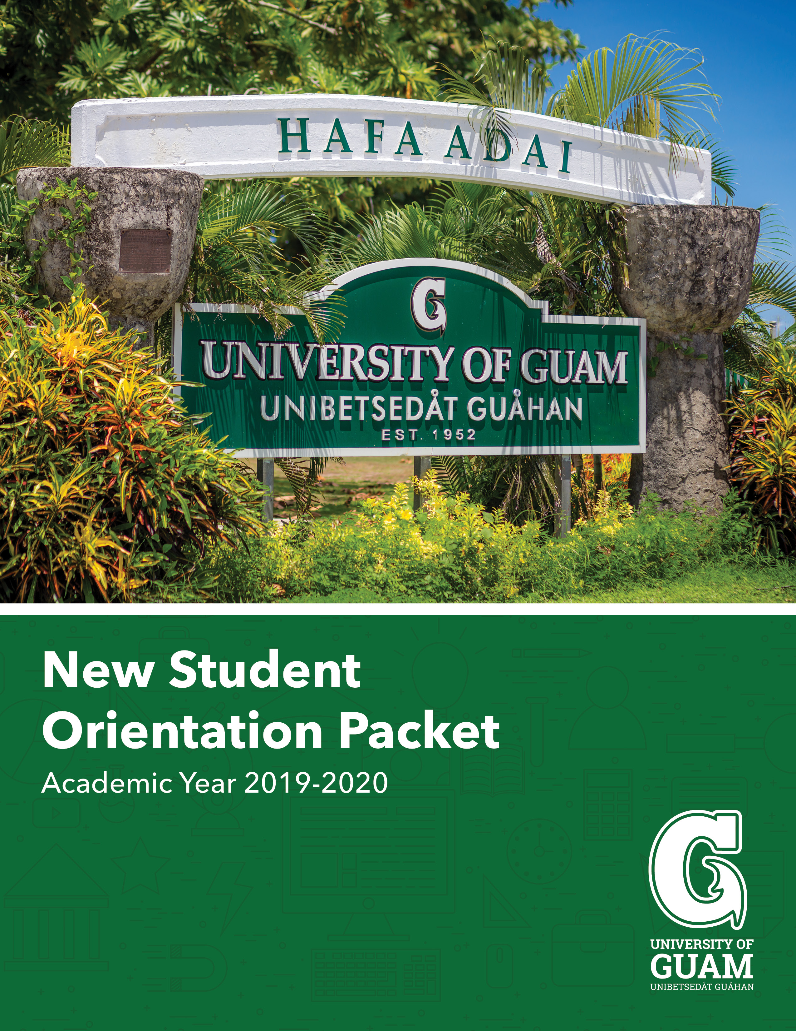New Student Orientation Booklet Cover