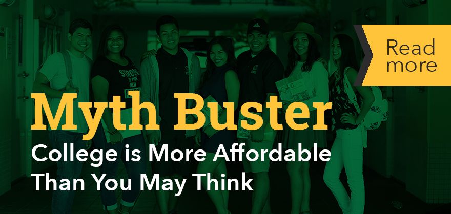 Article: Myth buster college is more affordable than you think