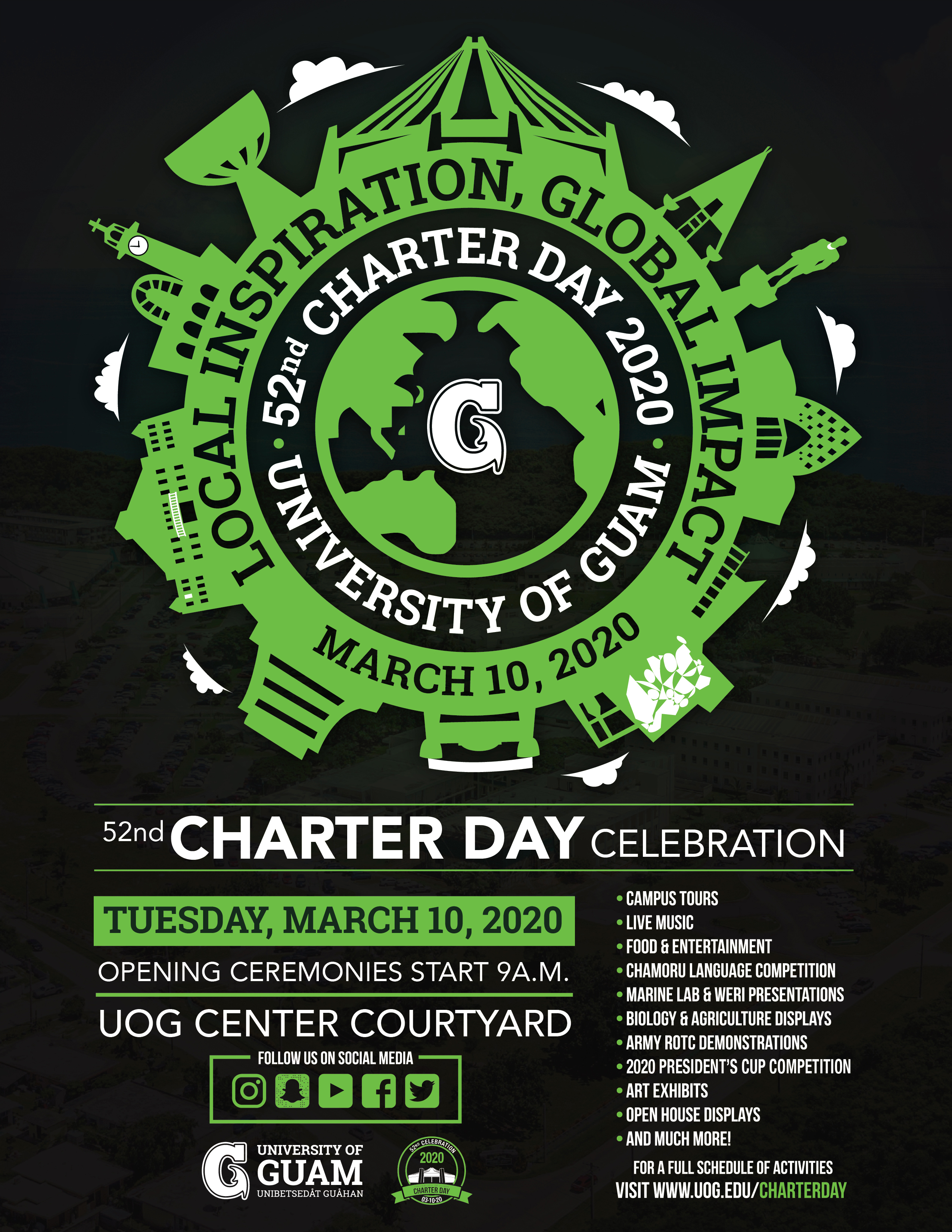 Charter Day Guam Calendar