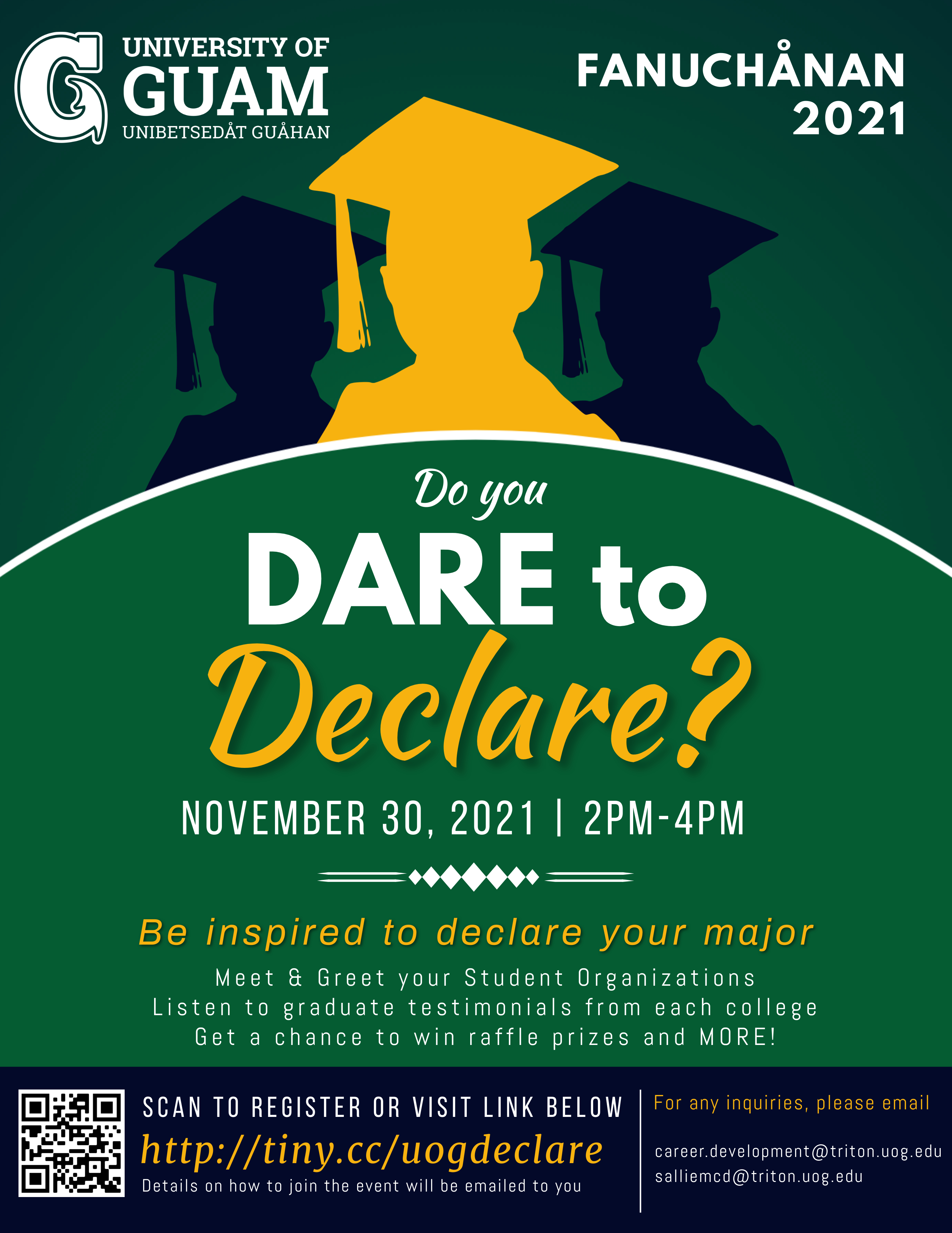 POSTPONED: Dare to Declare - An Event for Declared and Undeclared Students