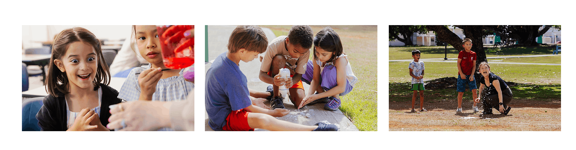 Collage of STEM Saturday Activities