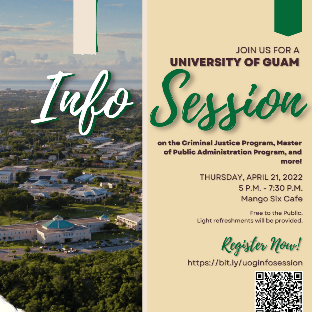 UOG to host degree programs info session in Saipan | University of Guam