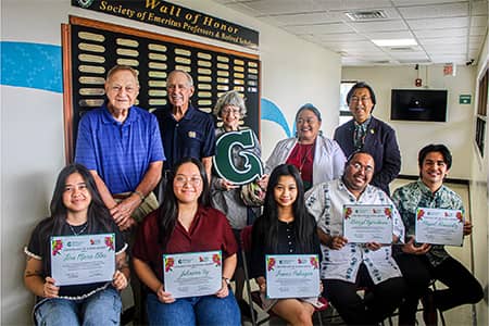 On October 18, 2024, the University of Guam’s Society of Emeritus Professors (SEPRS) awarded scholarships to six exceptional UOG students for the 2024-2025 academic year.