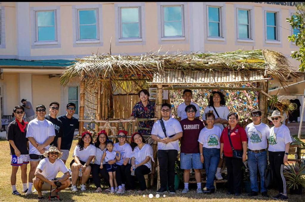 Members of the UOG SAME Student Chapter participated in the Hut Building Competition.