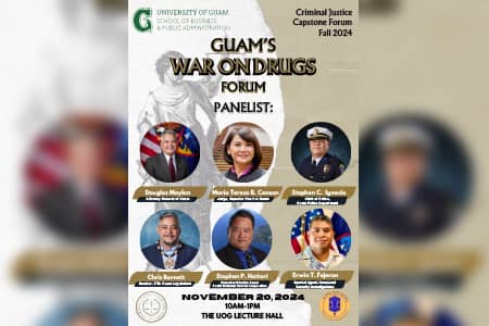 Guam War on drugs forum flyer