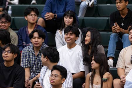 New students attend orientation at the Calvo Field House at the University of Guam