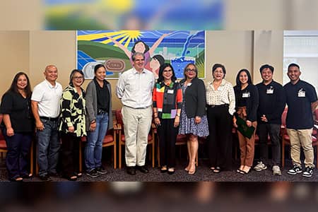 UOG and GWA Representatives pose for a photo