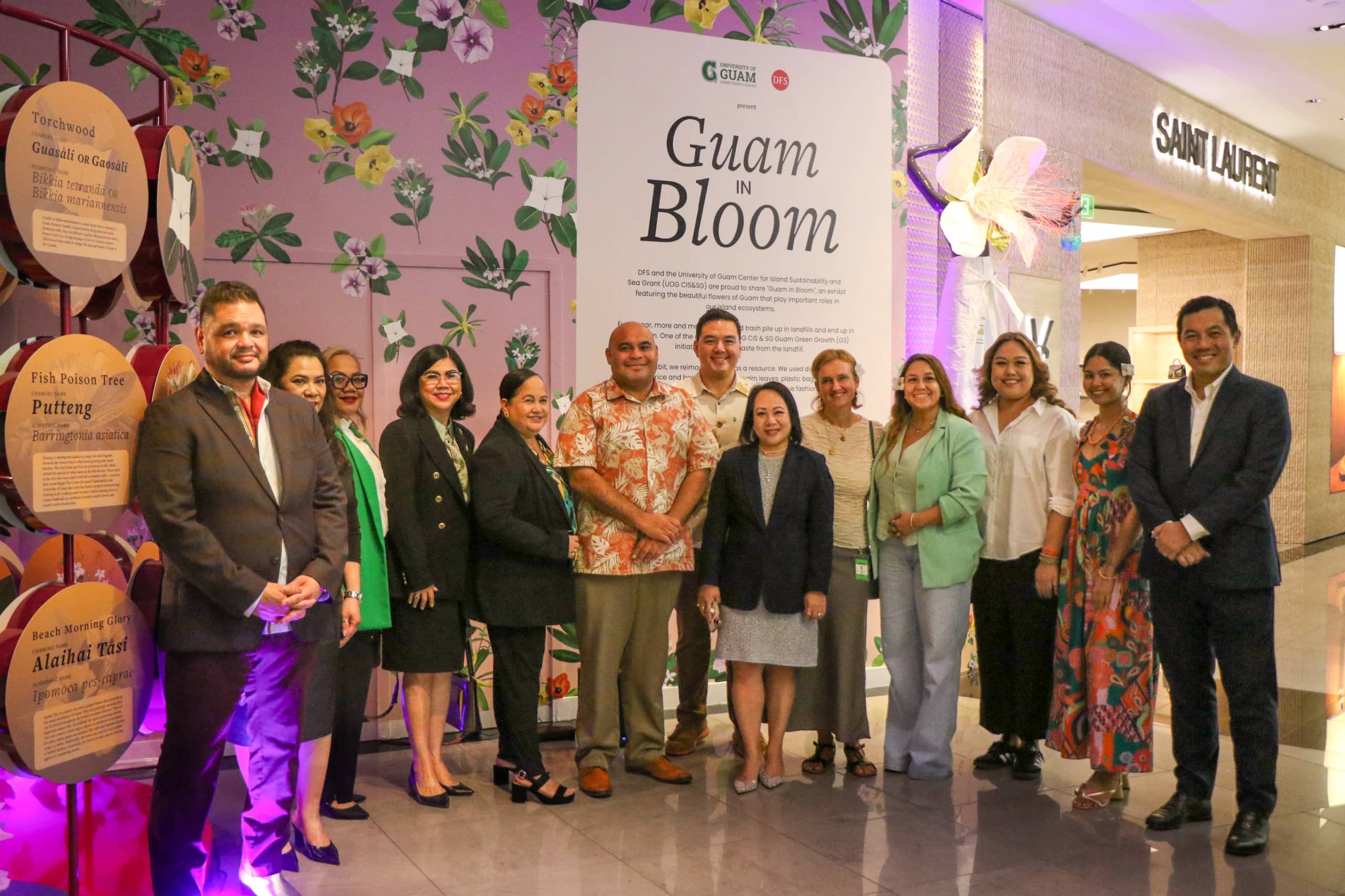 Group photo at the Guam in Bloom Exhibit