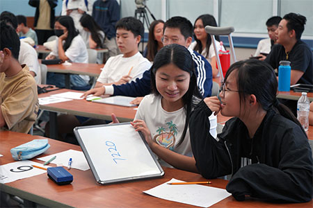 UOG Math Day hosted 70 middle and high school students for a day of fun and friendly competition. 