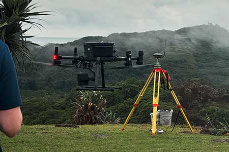 Drones equipped with LiDAR to penetrate the vegetation to reveal the ancient topography. 