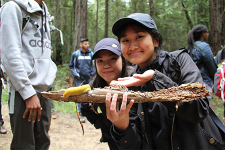 Serena Barasi at a Doris Duke Scholars field course over the summer of 2019. 