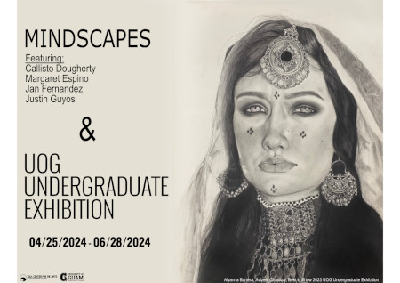 The Isla Center for the Arts at the University of Guam announces the opening of the annual UOG Undergraduate Exhibition and Mindscapes, the Senior Capstone Exhibition.The opening reception for the exhibitions will be from 5:30 to 8 p.m. on Thursday, April 25, at House No. 15, Dean’s Circle, on campus at UOG.