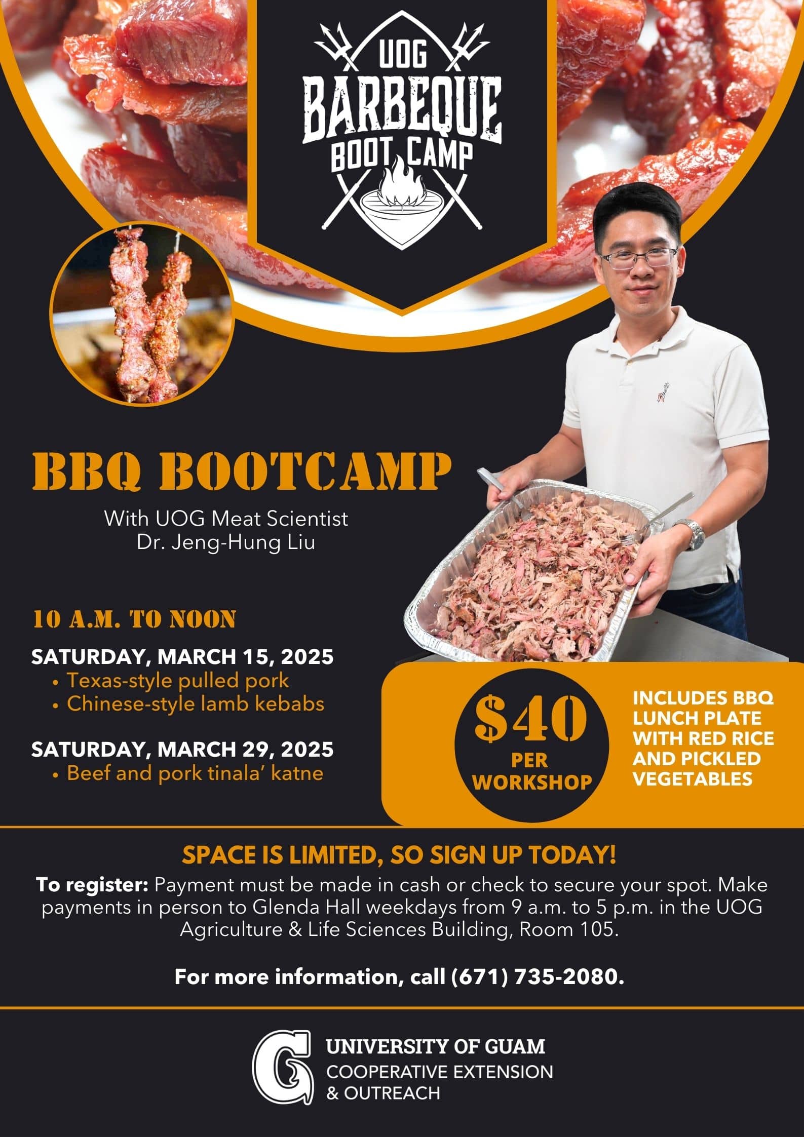 UOG BBQ Bootcamp flyer