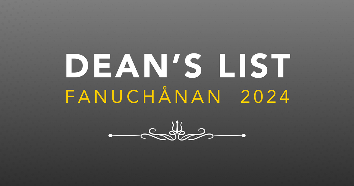 Dean's List for Fanuchånan 2024