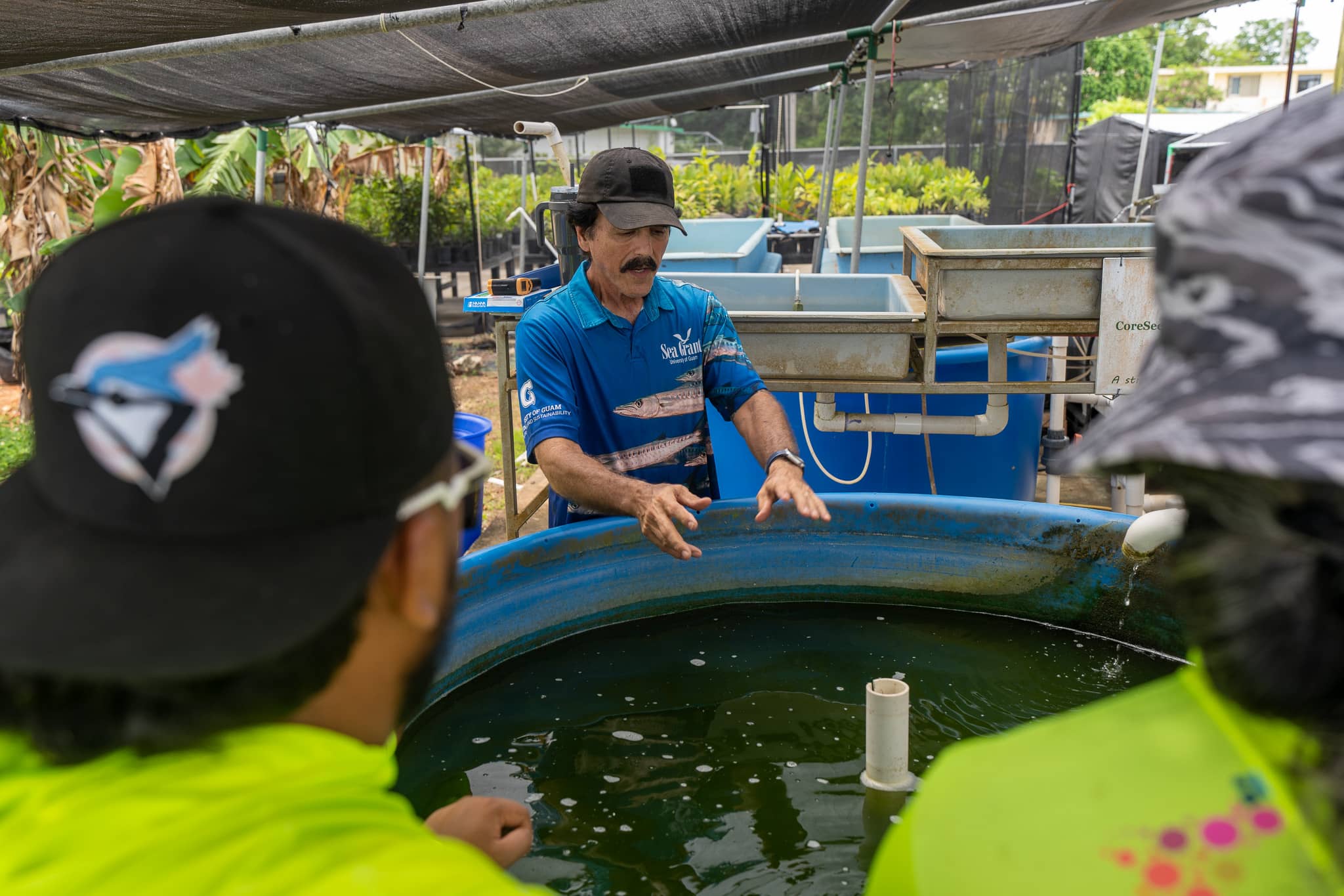Selected applicants for the UOG CIS and Sea Grant CBAS program must attend mandatory training sessions to be qualified to receive the systems and will receive support from the UOG CIS & Sea Grant aquaculture team following the installation of the systems.