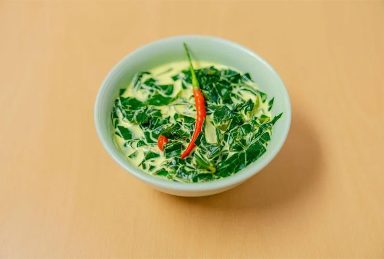 dish bowl with chava and small red pepper