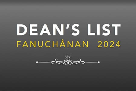 Dean's List for Fanuchånan 2024