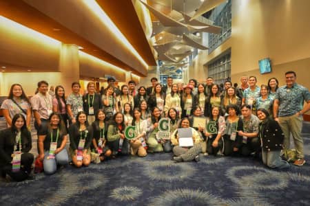 University of Guam delegation brought island science to the SACNAS NDiSTEM conference in Arizona.