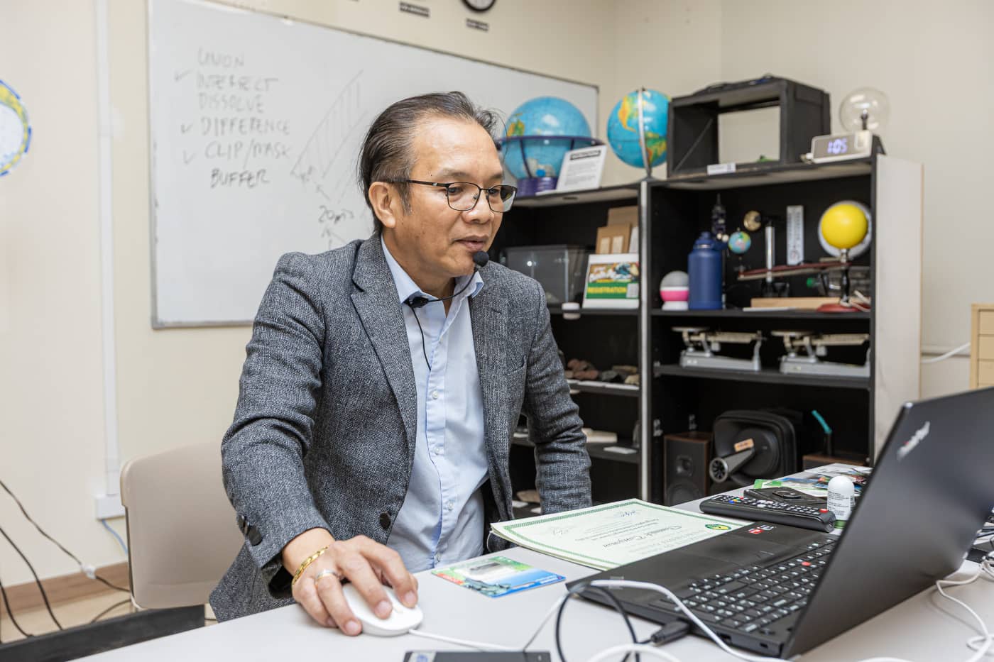 Dr. Jose Edgardo Aban, assistant professor of geography at the University of Guam.