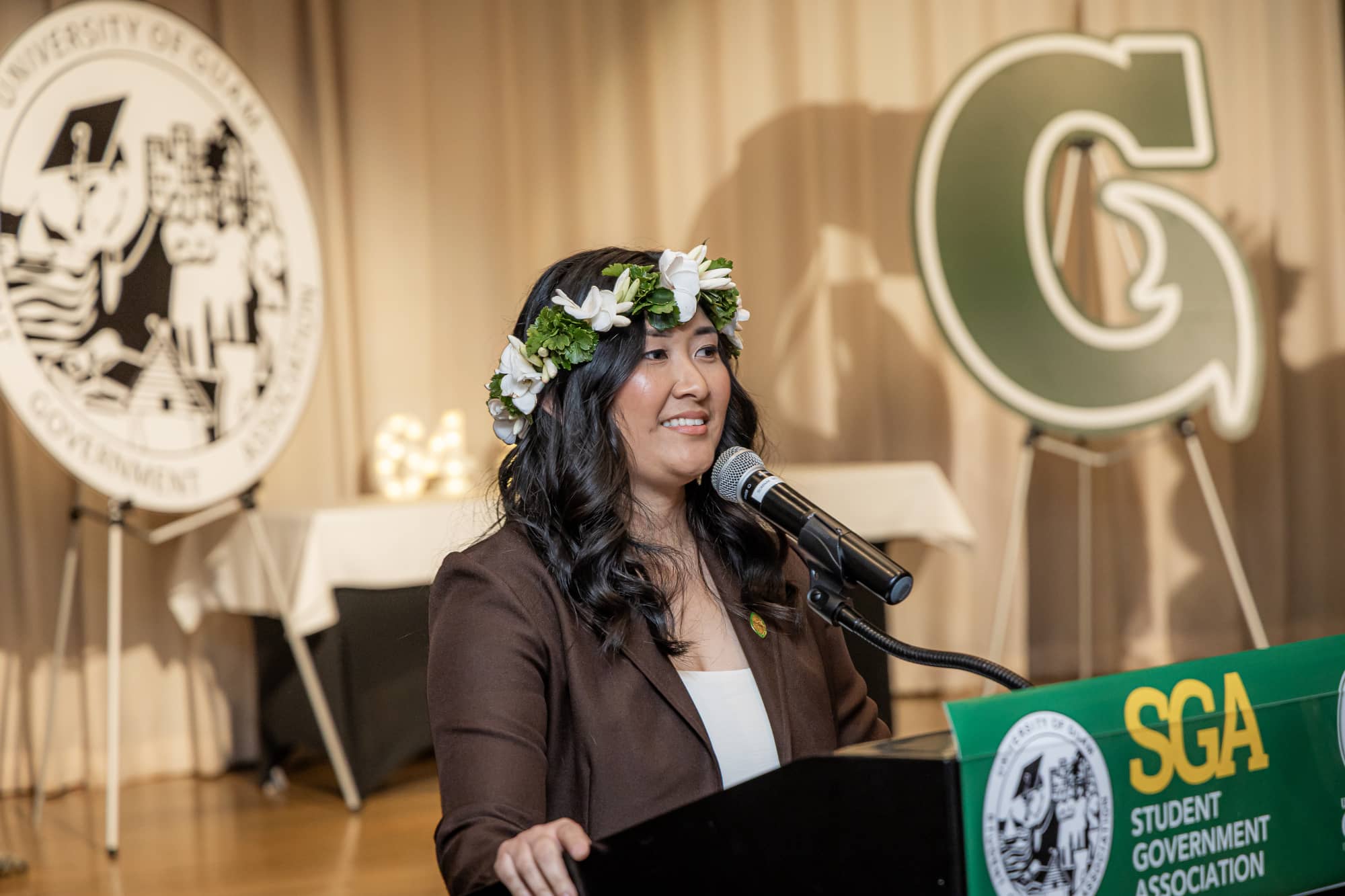 Keana Ardiente, President of the 64th Student Government Association at the University of Guam