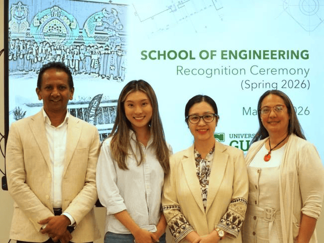 Dr. Hiroshan Hettiarachchi joins Dr. Do and the first Construction Management student