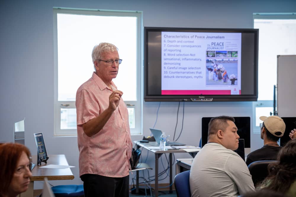 Steven Youngblood in workshop