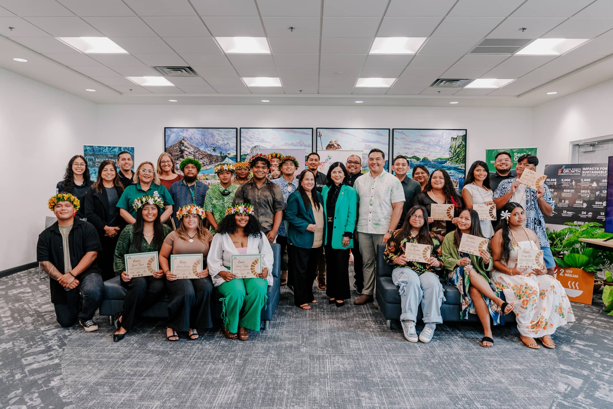 G3 Youth Conservation Corps during the first joint graduation ceremony