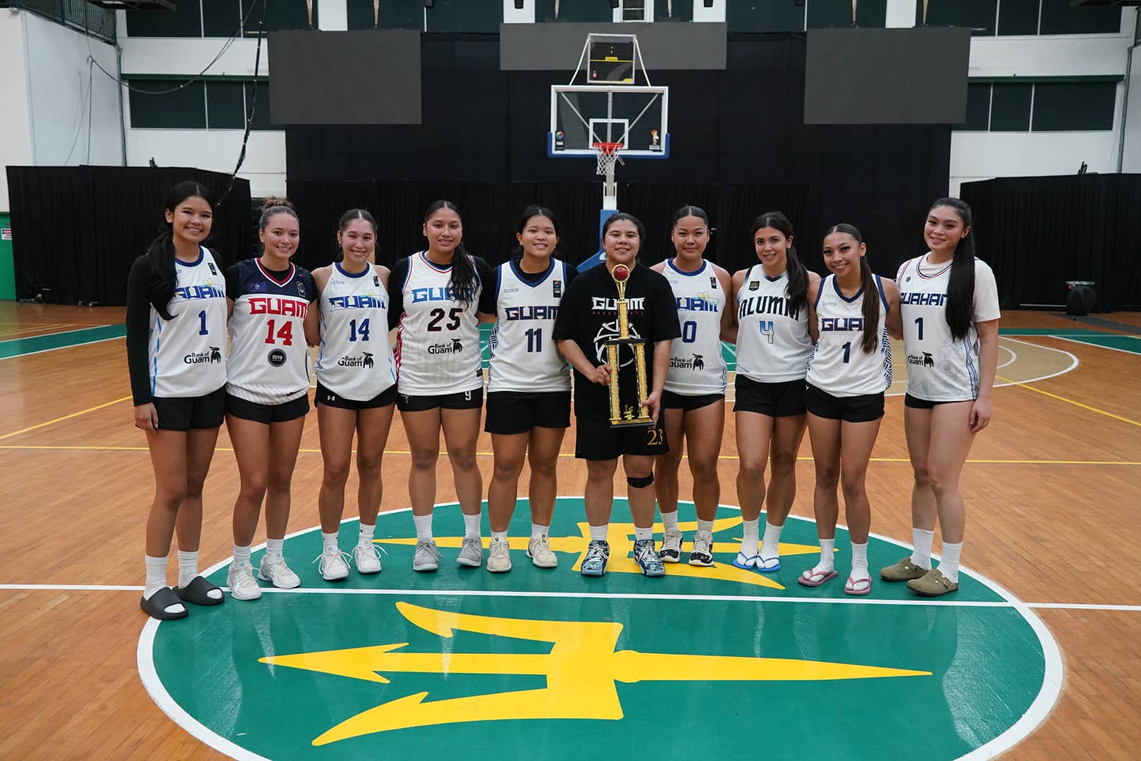 Group photo of Guam Lady Nationals team