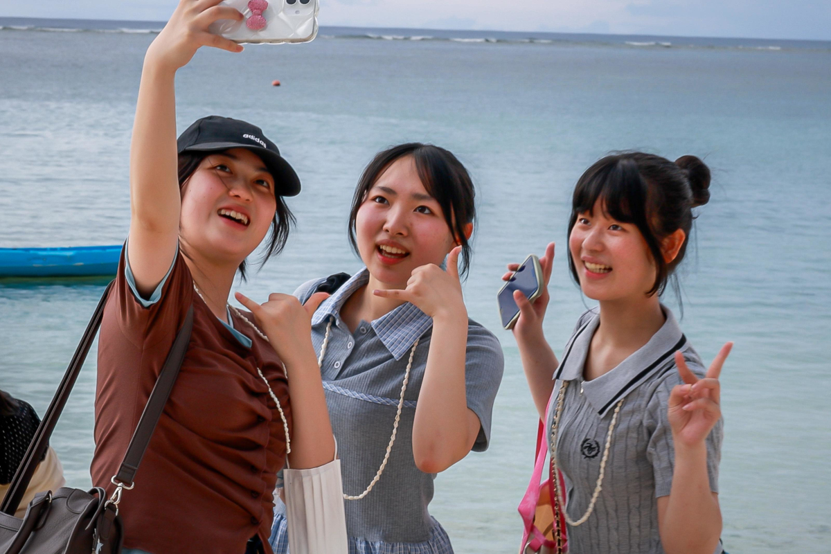 Students outdoors