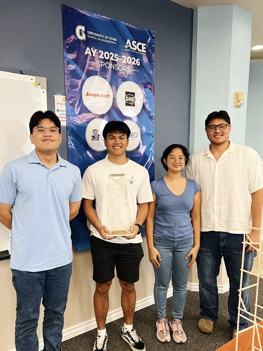 Figure 2d Team Biggie Baggers (From left to right: Ricardo Duenas II, Ryan Daproza, Angel Velasco, Micheal Tenorio; Not pictured: John Estrada)